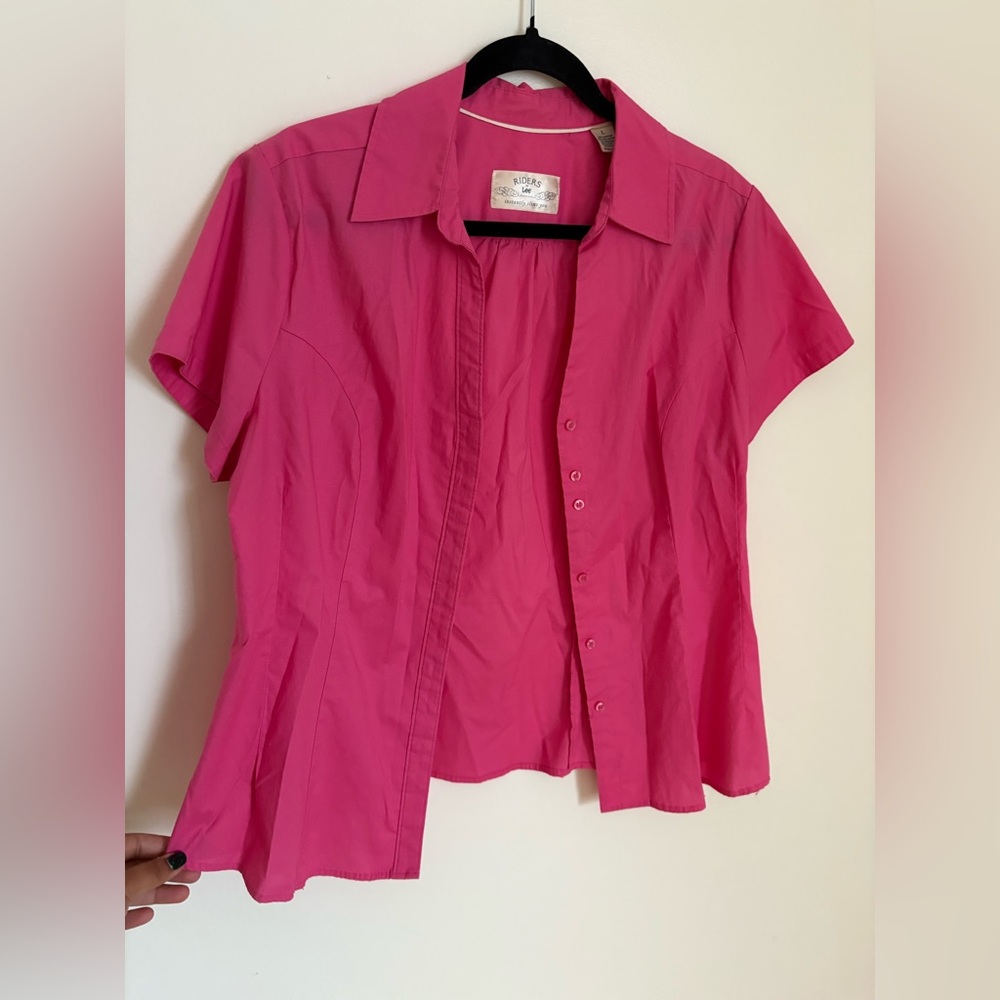 Pink Button Up Shirt